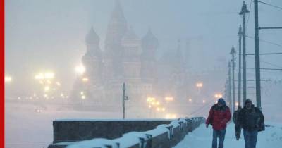 В Москве 12 февраля ожидаются сильный снег и метель