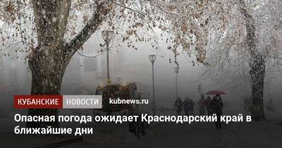 Опасная погода ожидает Краснодарский край в ближайшие дни
