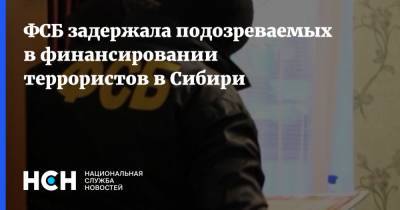 ФСБ задержала подозреваемых в финансировании террористов в Сибири