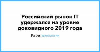 Российский рынок IT удержался на уровне доковидного 2019 года