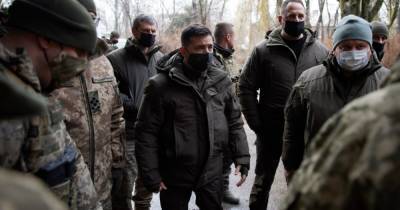 Зеленский на Донбассе: Мы не дадим сепаратистам сорвать прекращение огня
