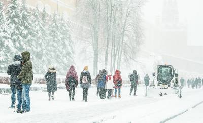 В Москву пришел сильнейший за последние годы снегопад
