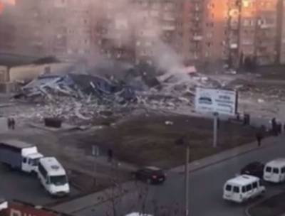 «Как карточный домик сложился»: во Владикавказе произошёл мощный взрыв в супермаркете