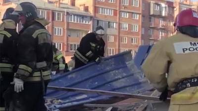 Охранника супермаркета во Владикавказе извлекли живым из-под завалов