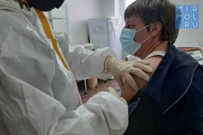 В Кизляре первый этап вакцинации прошли 350 человек