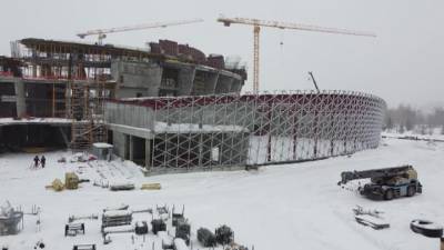 Новости на "России 24". В Новосибирской области строят ледовую арену