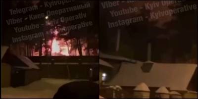 В Украине обсуждают видео пожара в Конча-Заспе - ТЕЛЕГРАФ