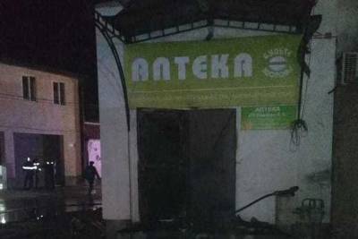 В Ингушетии человек пострадал в результате пожара в аптеке