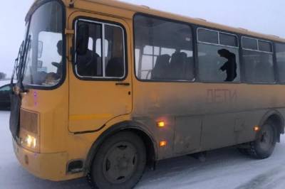 В Челябинской области попал в ДТП школьный автобус