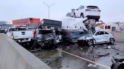 В Техасе столкнулись более 130 авто, есть жертвы и пострадавшие