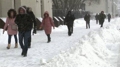 Снежная буря накрыла города Центральной России