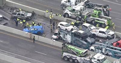 В Техасе столкнулись 130 автомобилей, есть погибшие (фото, видео)