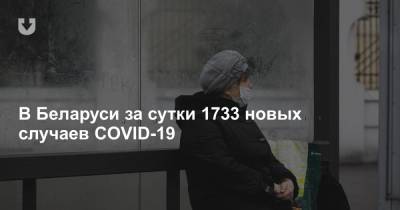 В Беларуси за сутки 1733 новых случаев COVID-19