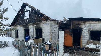 Появились подробности страшного пожара в Башкирии, в котором погибли двое детей