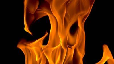 Спасатели тушат пожар в цехе с лакокрасочными материалами в Подмосковье