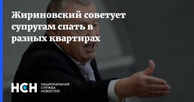 Жириновский советует супругам спать в разных квартирах