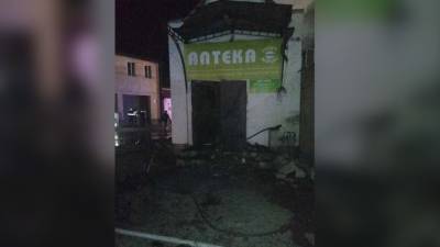 Один человек пострадал при пожаре в аптеке в Ингушетии