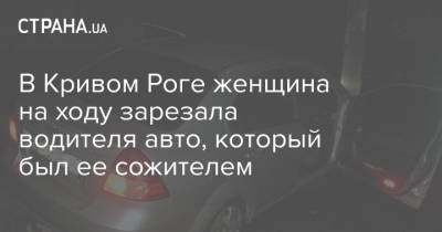 В Кривом Роге женщина на ходу зарезала водителя авто, который был ее сожителем