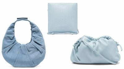 Сумка небесно-голубого цвета — идеальный аксессуар в серые будни