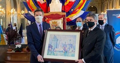 Украина вернула во французский музей изъятую у воров картину за 1, 5 млн долл (фото)