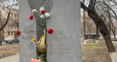 Оскверненный в Ереване памятник жертвам Холокоста и Геноцида будет восстановлен