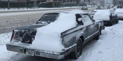 Во Львове предлагают откопать авто из снега за деньги – услуга стоит 200 гривен - ТЕЛЕГРАФ
