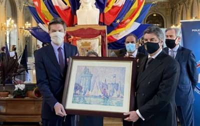 Украина передала Франции похищенную из музея Нанси картину