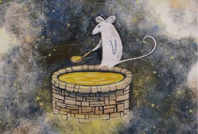 Крылатая коза и звездный кот: в Малом Карлино открылась сказочная выставка картин