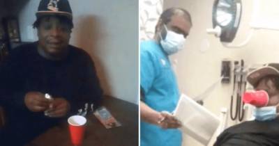 Новая жертва Gorilla Glue: американец приклеил к лицу стаканчик и оказался в хирургии (видео)