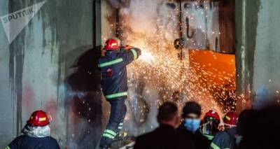 Пожар вблизи рынка Элиава в Тбилиси ликвидирован