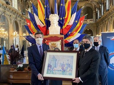Украина передала Франции украденную картину Поля Синьяка