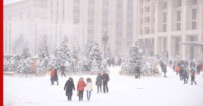 В Москве 13 февраля снова ожидаются сильный снег и метель