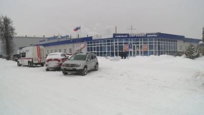 Центральную Россию заметает снег