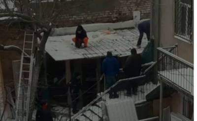 В историческом центре Одессы демонтировали нахалстрой (видео)