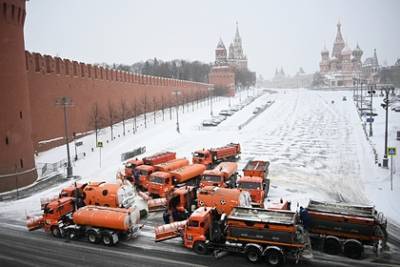 Прошедший в Москве снегопад побил рекорд по осадкам