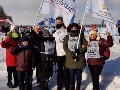 Около двух тысяч липчан вышли на старт «Лыжни России»