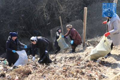 В Кайтагском районе ликвидировали несанкционированную мусоросвалку