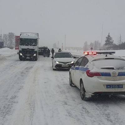 Массовое ДТП с участием 18 транспортных средств на Кубани