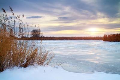 Самое большое внутреннее озеро Германии замерзло: 117 квадратных километров льда