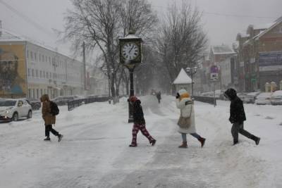 Фото дня: снегопад в Твери 13 февраля 2021 года