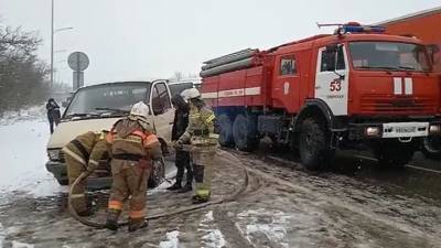 Появилось видео с места массового ДТП с участием 17 машин в Краснодарском крае