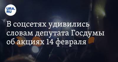 В соцсетях удивились словам депутата Госдумы об акциях 14 февраля. «Замаскируйтесь, россияне»