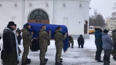 На Полтавщине простились с погибшим на Донбассе Александром Глушко: фото