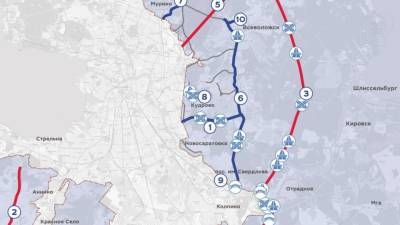 Строительство второй кольцевой магистрали вокруг Петербурга планируется к 2035 году