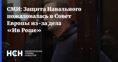 СМИ: Защита Навального пожаловалась в Совет Европы из-за дела «Ив Роше»