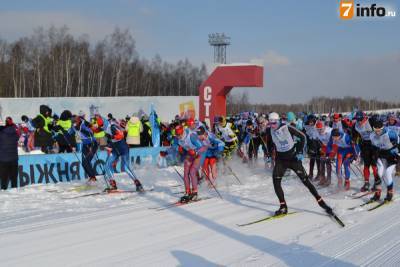 Около 5 000 спортсменов приняли участие в «Лыжне России» в Рязанской области