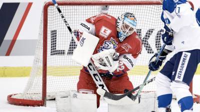 Сборная Финляндии в серии буллитов обыграла команду Чехии в матче Еврохоккейтура