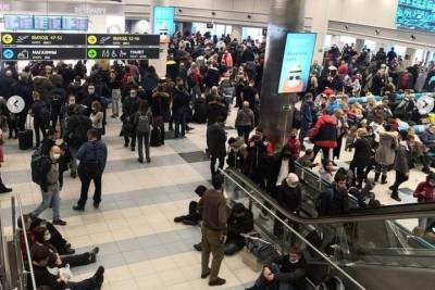 В аэропортах Москвы случился снежный коллапс: задержаны больше 130 рейсов