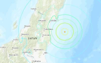 В Японии мощное землетрясение, есть угроза цунами