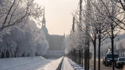В День Святого Валентина петербуржцам обещают снег и мороз